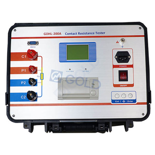 GDHL 100A, 200A, 400A Circuit Breaker Tester Tester ผู้ทดสอบความต้านทานการสัมผัสแบบวนรอบ