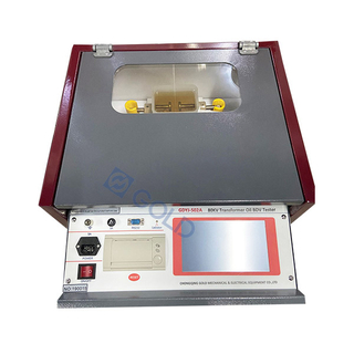 GDYJ-502A IEC156 Automatic 80kV Transformer Oil Breakdows แรงดันไฟฟ้า BDV Tester